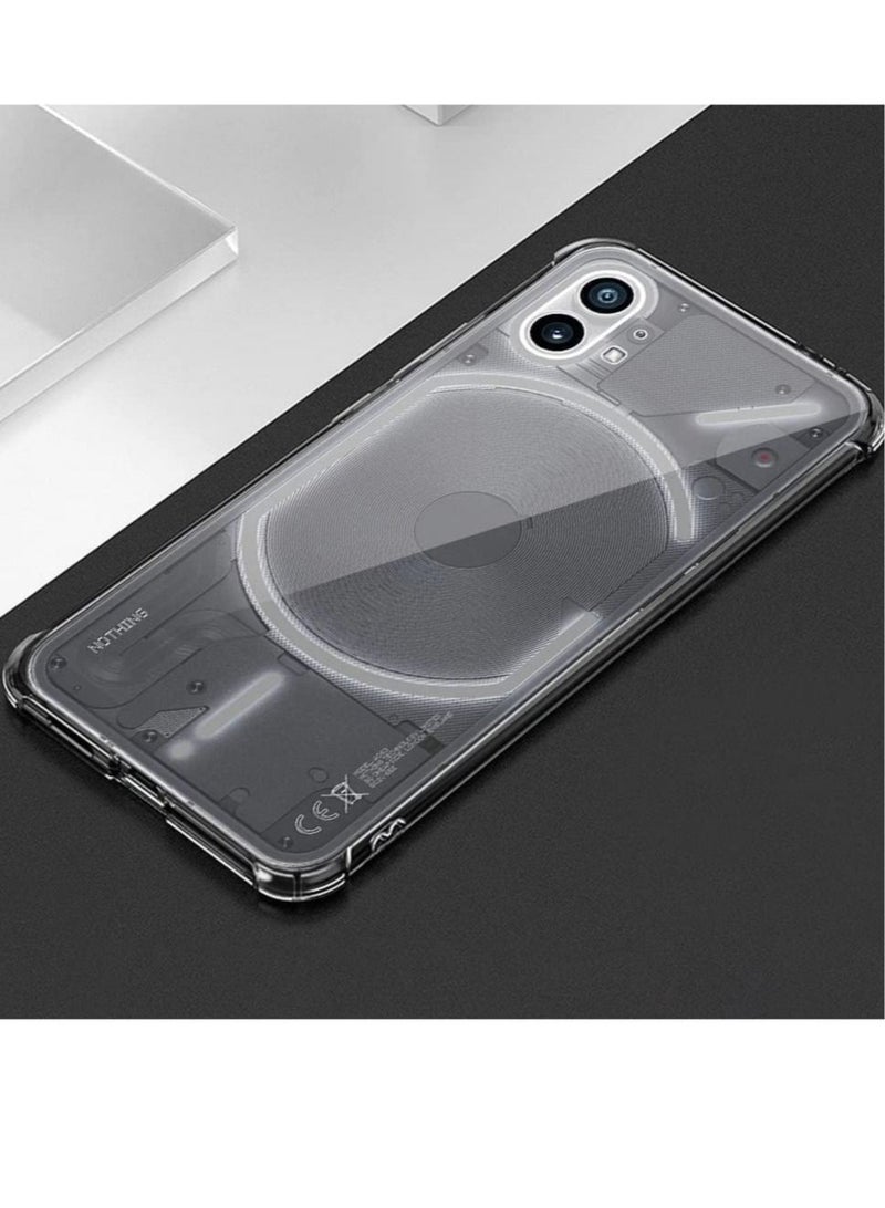 ELTRAZONE Case for Nothing Phone 1 Case Cover Clear Back Air Cushion Soft Silicone Shockproof Anti-Scratch Protective Bumper Shell Corner for Nothing Phone 1 - Image 3