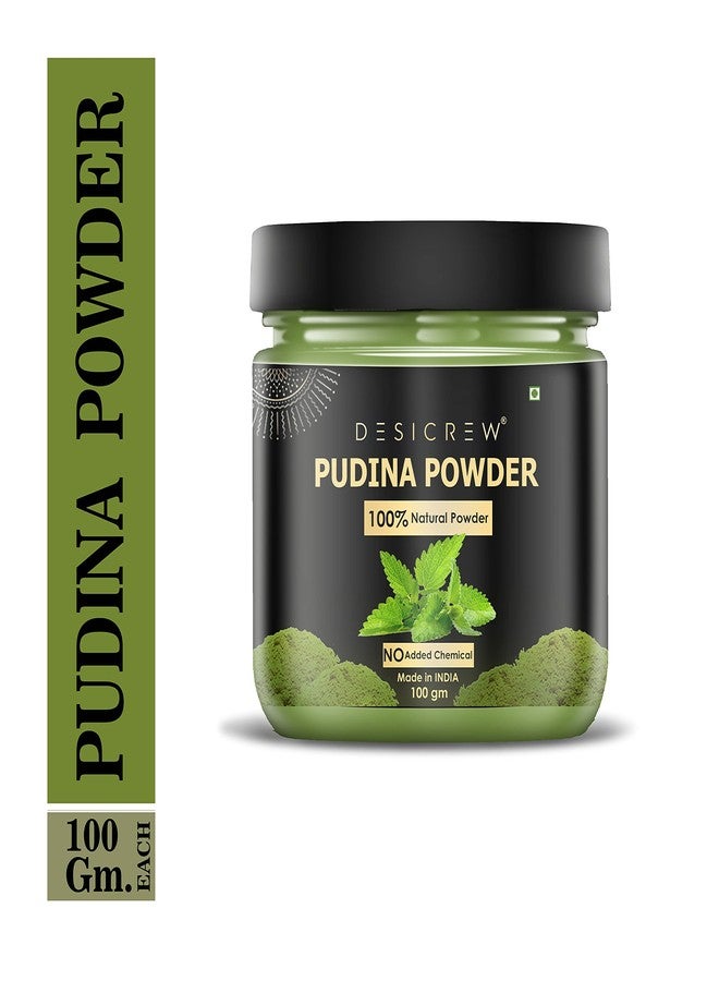 DESICREW Desi Crew Pure & Natural Pudina (Mint) Powder 100 Gm - Image 2