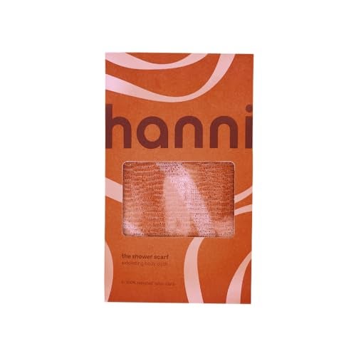 HANNI Extra-Long Shower Scarf, Japanese-Inspired Exfoliating Body Scrubber, Loofah-Like Wash Cloth for Dead Skin Removal (Pack of 1) - Image 1