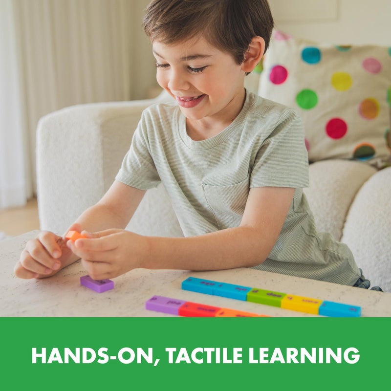 Educational Insights Phonics Dominoes â€“ Long Vowels - Manipulative for Classroom & Home, Set of 84 Dominoes in 6 Colors, Ages 6+ - Image 2