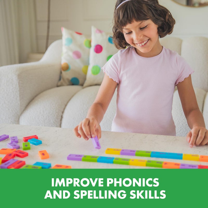 Educational Insights Phonics Dominoes â€“ Long Vowels - Manipulative for Classroom & Home, Set of 84 Dominoes in 6 Colors, Ages 6+ - Image 5
