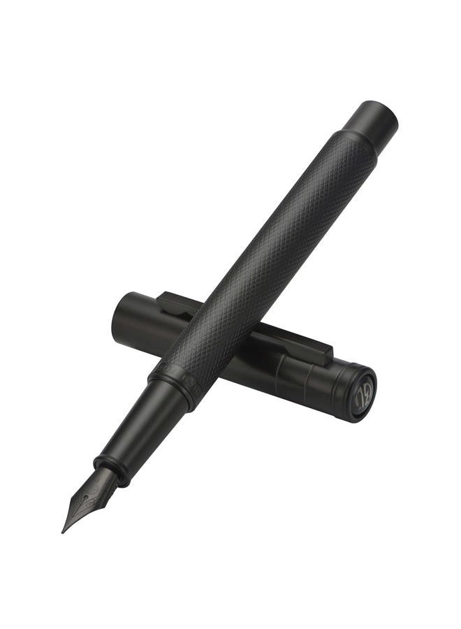 Asvine Hongdian Fountain Pen Fine Nib Black Forest Series Classic Design Signature Collection with Converter and Pen Case Set - Image 1