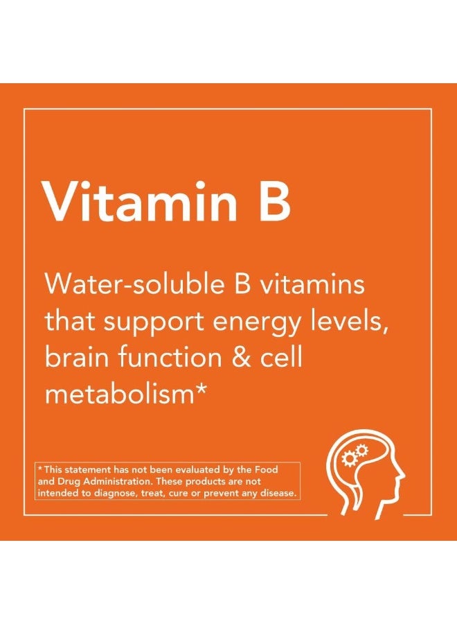 Now Foods Vitamin B, 50 Mg 100 Veg Capsules - Image 4