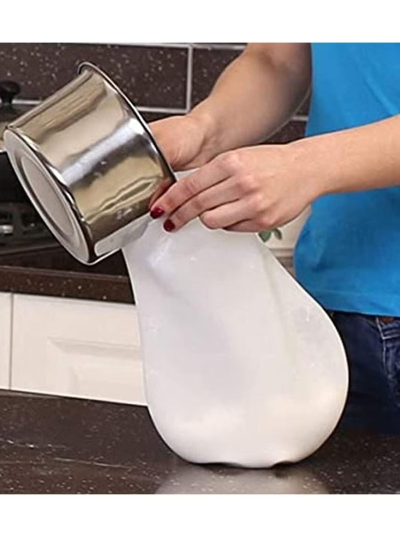 زفيف حقيبة عجينة العجن السيليكون لأداة المطبخ ، خلاط العجين متعدد الاستخدامات للخبز ، المعجنات ، تورتيلا البيتزا ، أدوات خبز السيليكون الممتازة ، أداة طهي حاوية تخزين الطعام متعددة الوظائف - Image 3