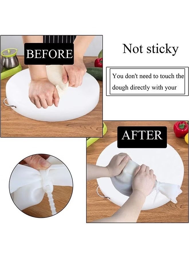 زفيف حقيبة عجينة العجن السيليكون لأداة المطبخ ، خلاط العجين متعدد الاستخدامات للخبز ، المعجنات ، تورتيلا البيتزا ، أدوات خبز السيليكون الممتازة ، أداة طهي حاوية تخزين الطعام متعددة الوظائف - Image 5