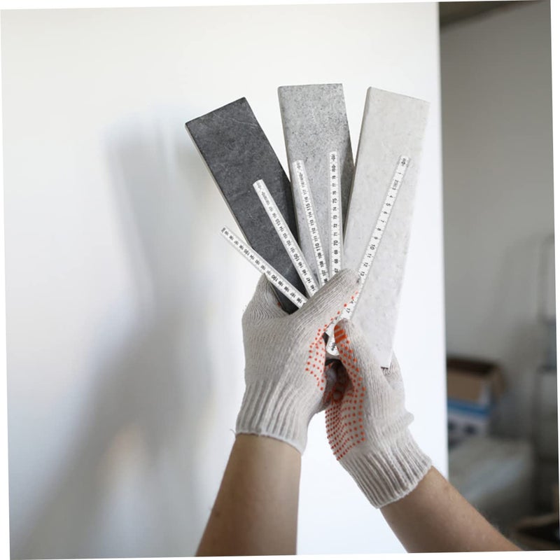 Safigle White Folding Ruler Plastic Metric Tape Measure For Underwater Work - Image 5