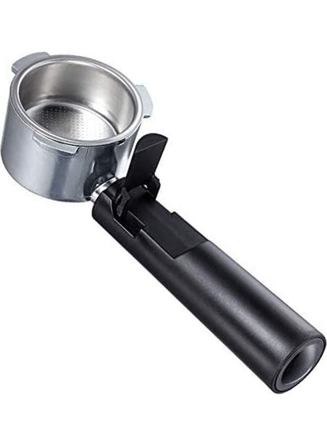 Coffee Bottomless Stainless Steel Portafilter With Filter Basket Black 51mm  - Image 1