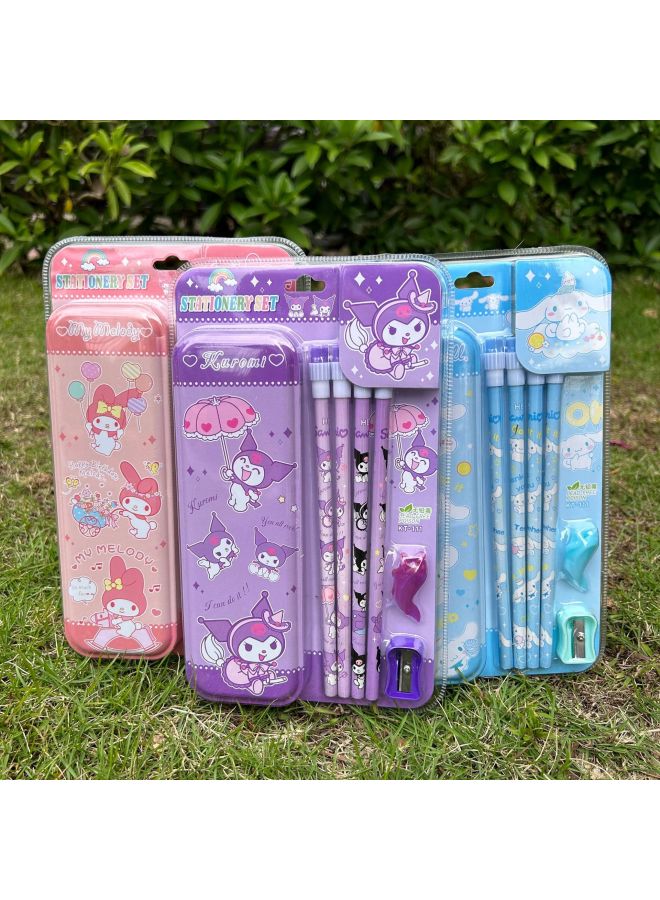 HJ Children's Gift Student Stationery Suit Gift Box School Supplies Pencil Case Pencil Practical Animal Stationery Gift Bag - Image 1