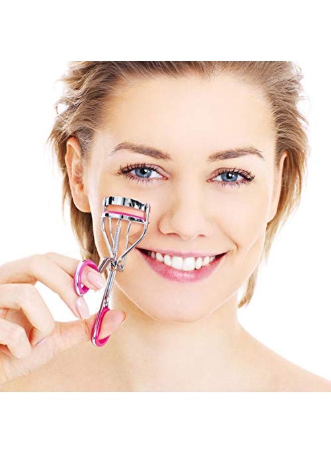 Mudder - وسادات إعادة تعبئة مكبس الرموش من Ces وسادات إعادة تعبئة ناعمة لمكبس الرموش العالمي (أحمر وردي، أرجواني، وردي وأحمر وردي غامق) - Image 1