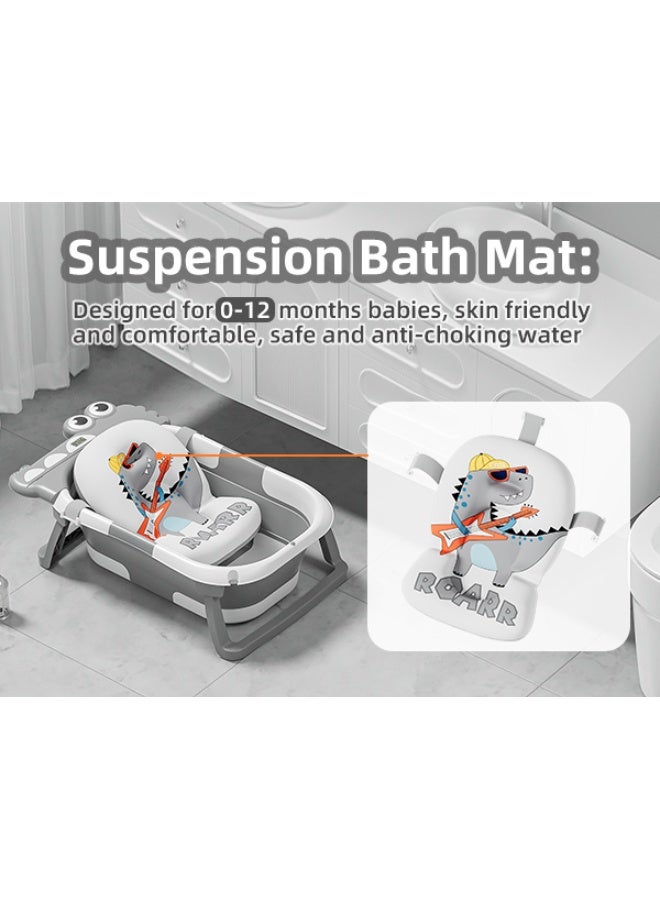 لوفي حوض استحمام للأطفال قابل للطي – رصاصي - Image 1