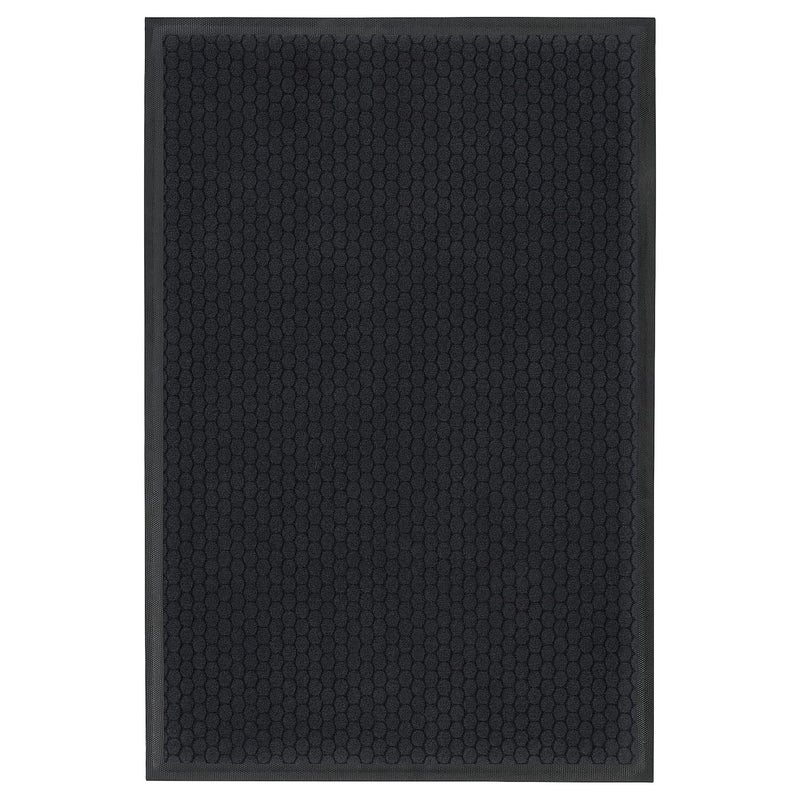 BS Case Ikeaa VATTENVERK Door Mat Indoor Dark Grey 60x90 cm Recycled Polyester Easy to Clean
