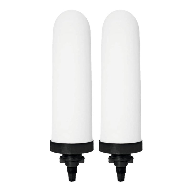 RAMA Spirit 7" Ceramic Candle for Stainless Steel Water Filter and Purifier for Home, Advanced 3 Stages Filtration, UK Technology with Activated Carbon- Pack of 2 - Image 1
