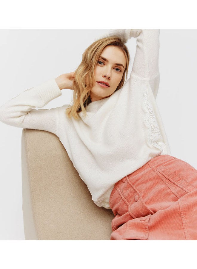 promod - Lace-Detail Jumper - Image 1