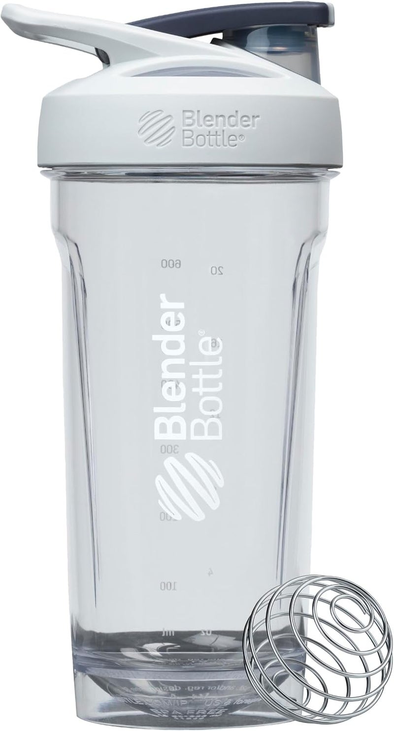 BlenderBottle Sport Tritan Shaker Bottle with Locking Lid, 28-Ounce, Grey - Image 1