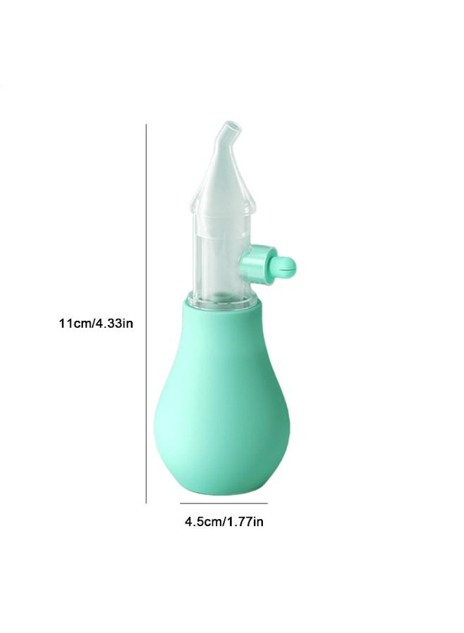 مرحباً حبيبي انظر شفاط أنف الأطفال - منظف أنف يدوي للأطفال بطرف سيليكون ناعم ، مضاد للتدفق العكسي ، يتضمن ملاقط تنظيف وحقيبة محمولة - Image 2