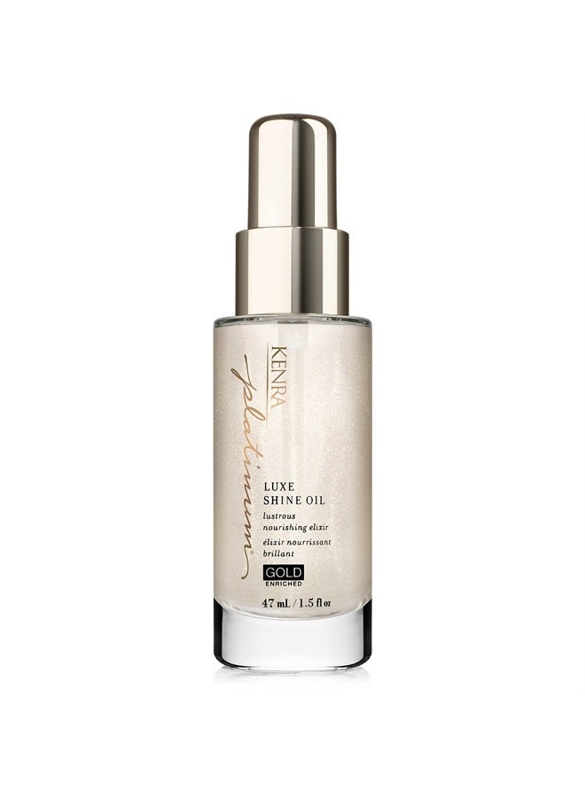 Kenra Professional Kenra Platinum Luxe Shine Oil | Gold Enriched Nourishing Elixir |Enhances Shine & Manageability | Thermal Protection Up To 450F | Medium To Coarse Hair | 1.5 fl. Oz  - Image 1