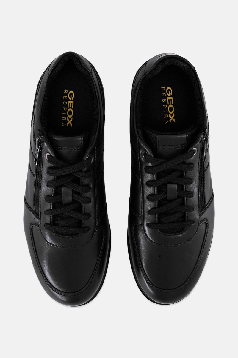 GEOX Men U Renan B Lace Up Casual Shoes, Black  - Image 2
