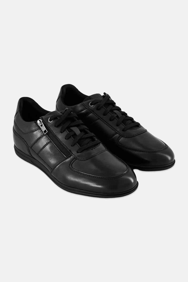GEOX Men U Renan B Lace Up Casual Shoes, Black  - Image 1