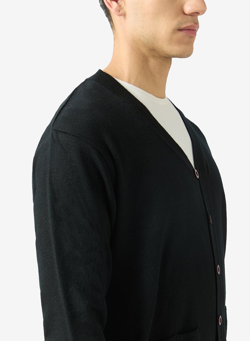 Robert Wood Casual Buttoned Cardigan - Image 5
