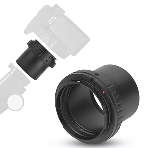 Pomya Telescope Adapter Ring for Camera, Professional 48mm Aluminium Alloy 2 inch Telescope for Lens Converter, Camera Telescope Adapter Ring - Image 1