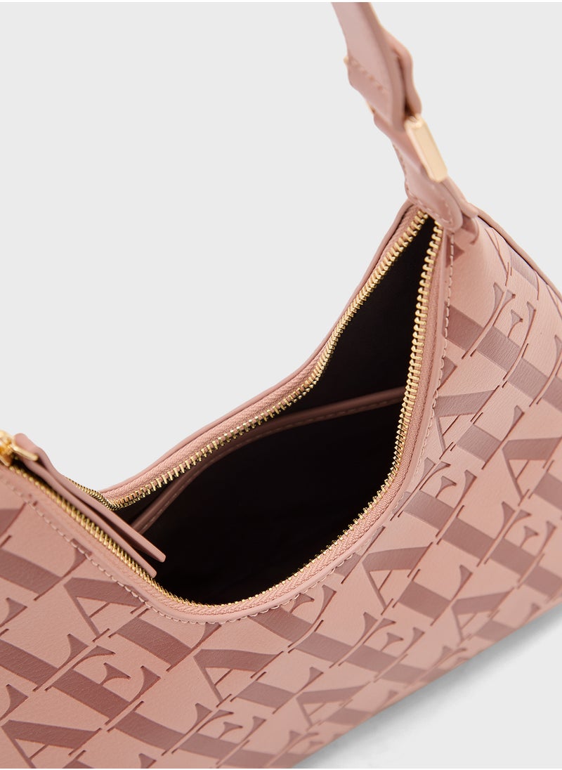 ELLA - Monogram Satchel Bag - Image 1