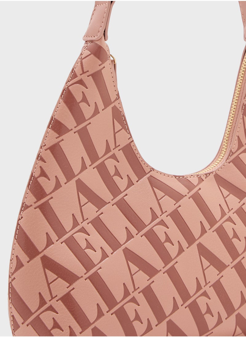 ELLA - Monogram Satchel Bag - Image 1