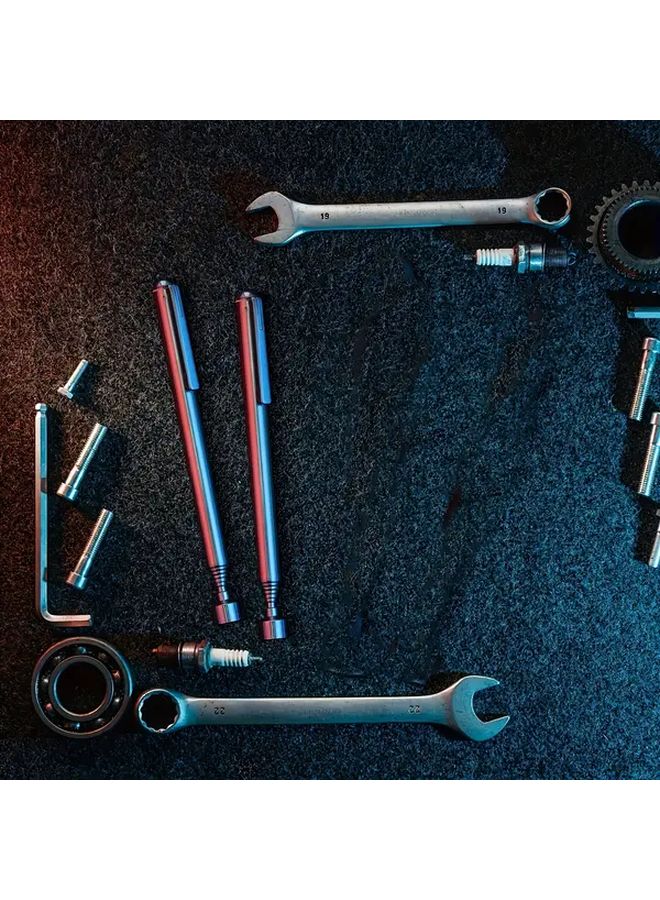 3 In 1 Magnetic Antenna Tool Silvery Stainless Steel For Car Repair Hard To Reach Areas - Image 5