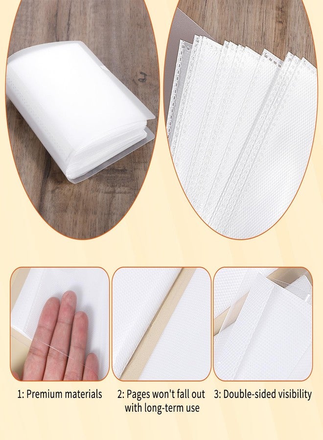 Psiriol 100 Slots Nail Art Sticker Storage Book, Empty Nail Decals Book Binder, Nails Art Decals Sticker Organizer Binder, Empty Stickers Holder for Stickers Storage - Image 3