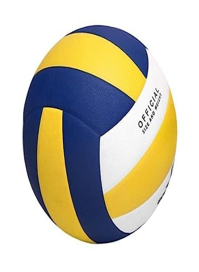 Classic Eagle New Super Quality Pvc Synthetic Rubber Volleyball, Size-4 With (1 Air Pump, 1 Needle & 1 Nylon Net) Official Size And Weight, (Set Of 1), Multicolor - Image 2
