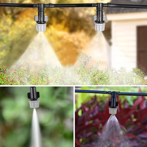 HASTHIP® Automatic Garden Watering System - Slow Drip Irrigation Kit with 10 Tee Connector - Garden Water Dripper for Plant with 10M Long Drip Irrigation Pipe Outdoor Lawn & Garden Watering Equipment - Image 5