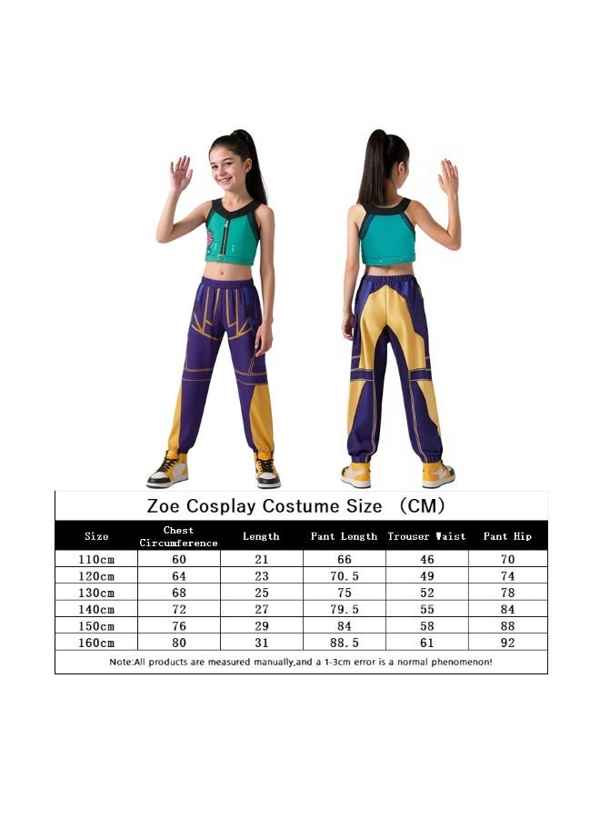 K-POP Demon Hunting Girl Group Zoe Cosplay Costume Exquisitely Recreates Stage Performance Outfit - Image 2
