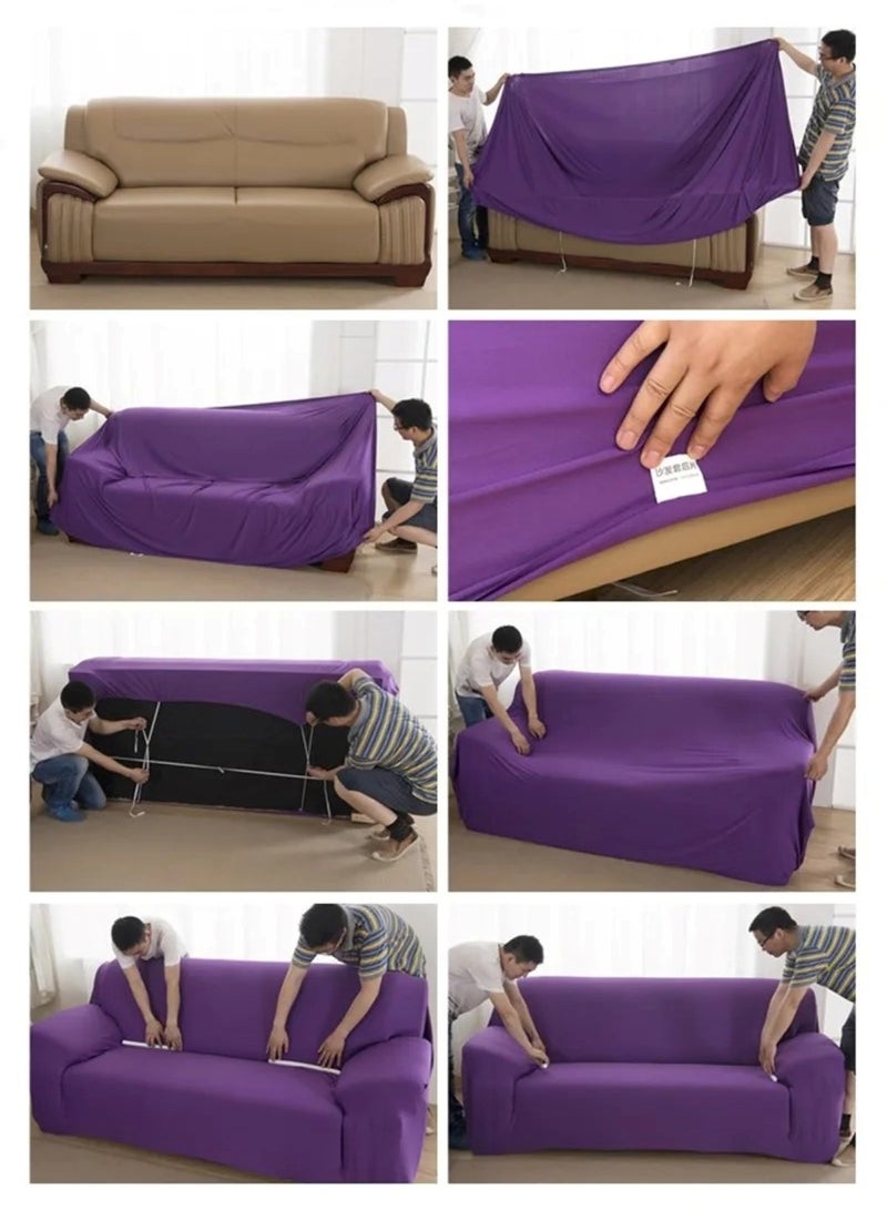 هويتك غطاء أريكة مطاطي مطبوع لمقعد واحد بني ميكس 90×140 سم - Image 3