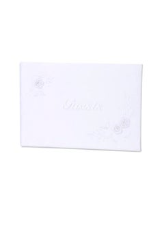 Guest Book Embroidered White - pzsku/ZBE6610600FBAC4C2076FZ/45/_/1650028037/99e913a8-6c3a-43f1-8a4c-f206c64888a3