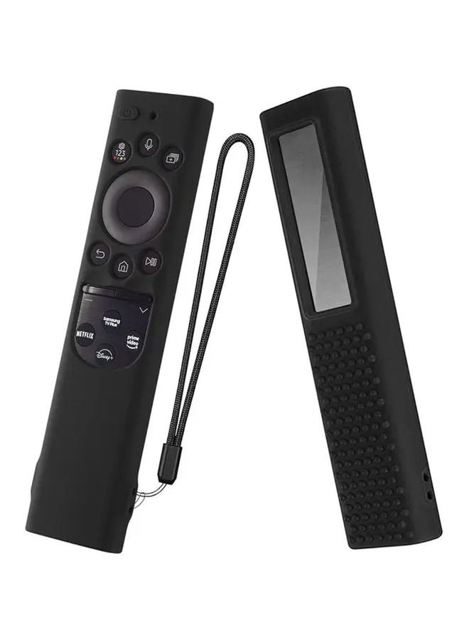 Black Silicone Protective Case For Samsung Smart TV Solar Cell Remote Control - Image 3