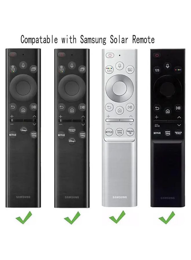 Black Silicone Protective Case For Samsung Smart TV Solar Cell Remote Control - Image 2