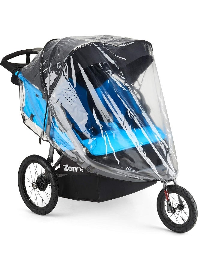 Joovy غطاء مطر جوفي زوم X2 شفاف - Image 1