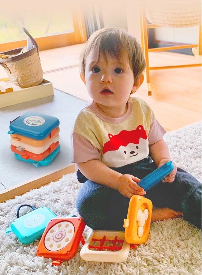 Aissiora Baby busy toys Multi-functional movable block toy Exercise hand-eye coordination Early education toys Intellectual development Suitable for babies from 6 months onwards - Image 2