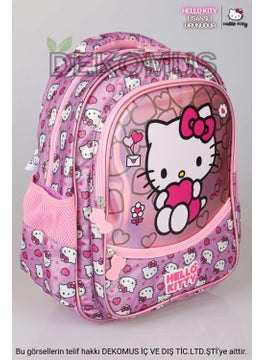 Hello Kitty New Season Licensed 's Sparkling World Special Collection School Bag and Pencil Bag Set, Water Bottle, Lunch Box, Snap File Set  - Image 5