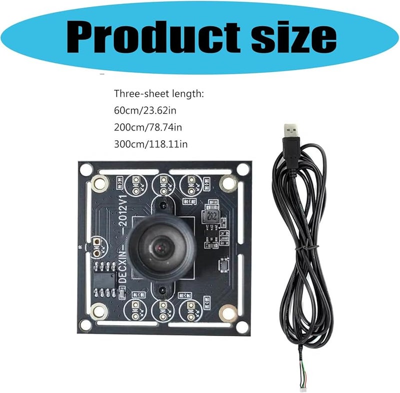 OV9732 USB Camera Module 1MP 720p Fixed Focus With 2 Meters Cable For Windows XP 7 8 10 No Driver Needed - Image 4