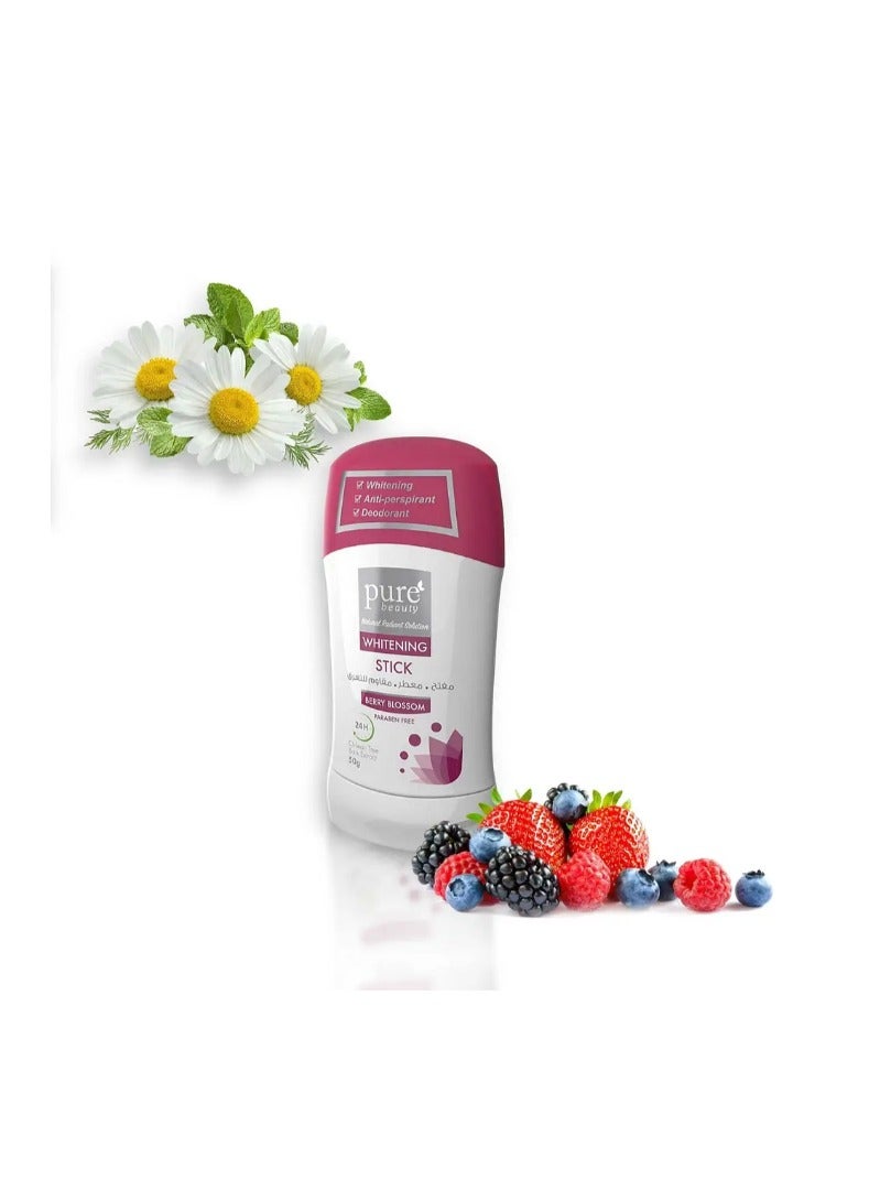 Pure Beauty Whitening Stick Berry Blossom 50gm - Image 2