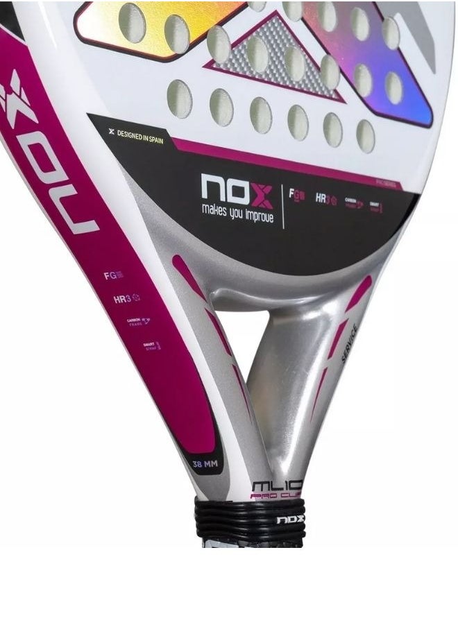 NOX NOX Padel Racket ML10 Pro Cup Silver 2025  - Image 3