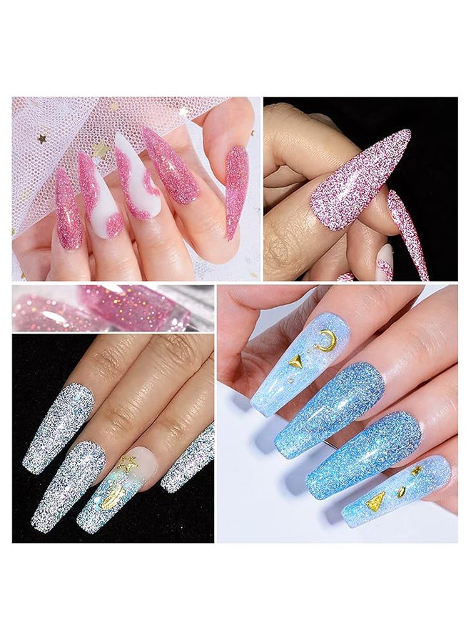 brunson 18ml Chameleon Gel Nail Polish: Glossy Shine, Long-Lasting Soak-off UV/LED Gel for Nail Art French Manicure Pedicure. Salon Quality, Chip Resistant, Trendy Sparkly Acrylic Nails. - Image 3