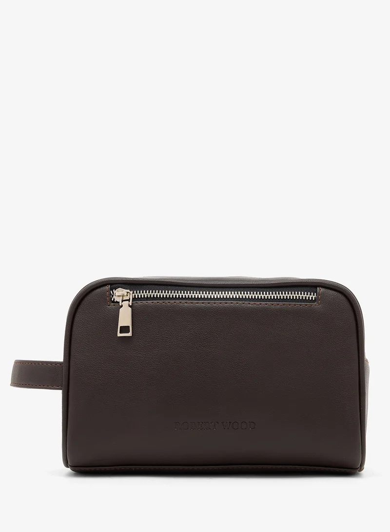 Zip Closure Toiletry Bag with branding