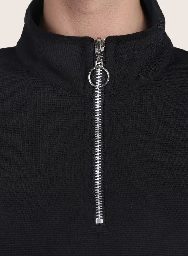 Freehand  Women Fit and Flared Colourblocked Crew Neck Short Sleeve Sweat Dress for Women | Best Price UAE