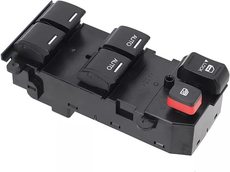 مفتاح النافذة الكهربائية الأمامية اليسرى لهوندا CRV 2008-2011 مع مجموعة أزرار قفل التحكم والرفع - Image 1