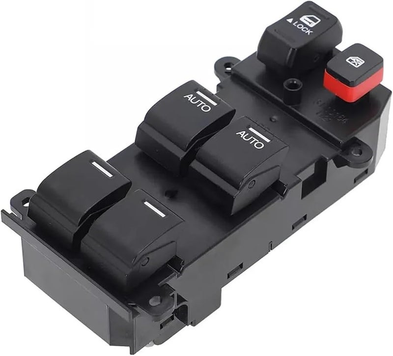 مفتاح النافذة الكهربائية الأمامية اليسرى لهوندا CRV 2008-2011 مع مجموعة أزرار قفل التحكم والرفع - Image 4