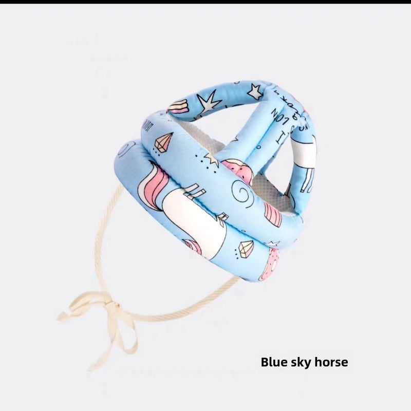 Baby Safety Helmet Toddler Protective Cap Blue Pegasus Breathable