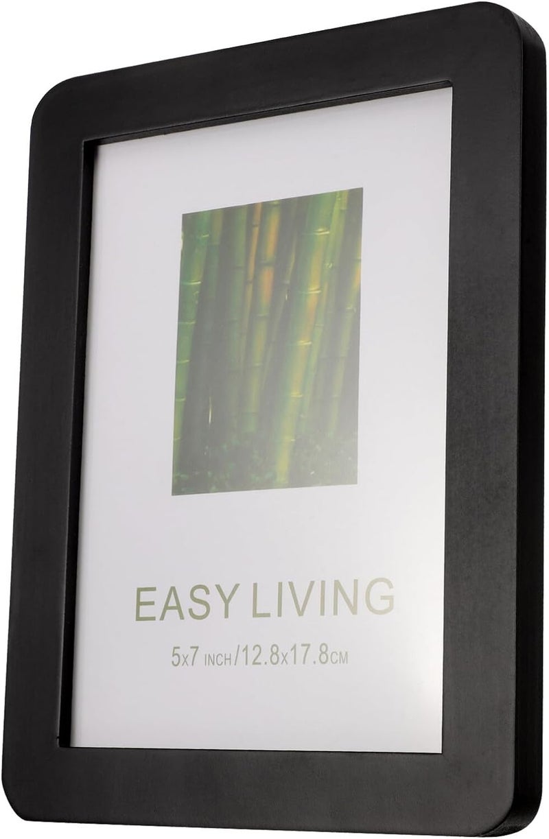 Wooden Prenatal Scan Picture Frame 12.8x17.8cm Decorative Photo Holder Classic Black Frame Nursery Keepsake for Pregnancy and Newborn Memory - Image 1