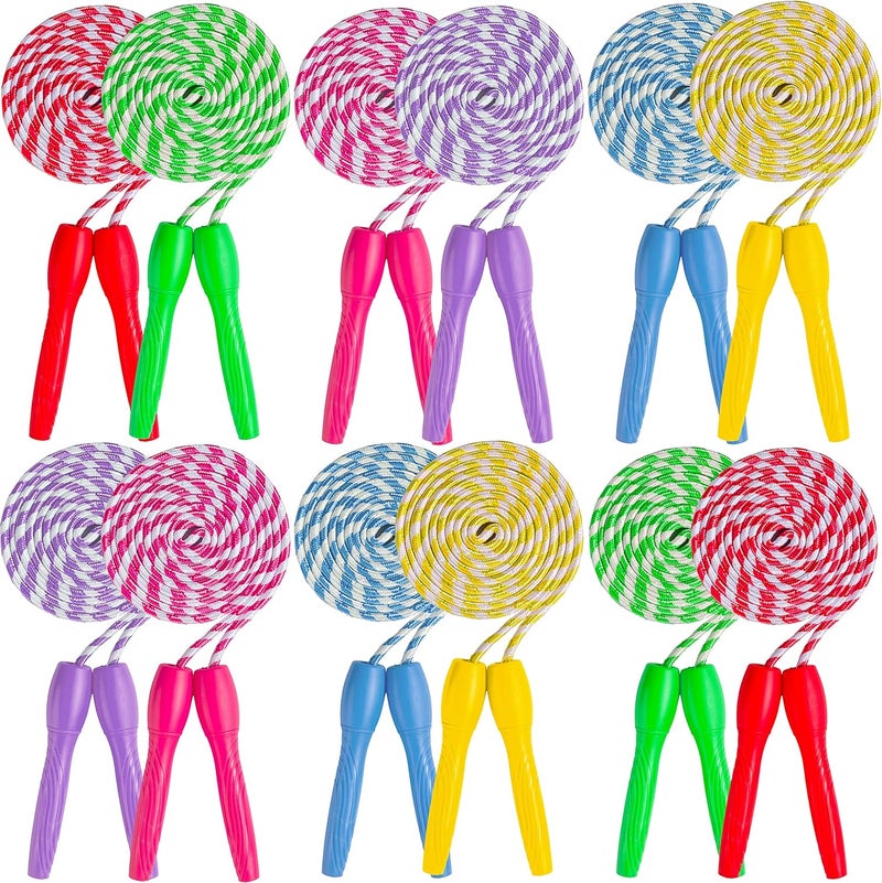 Ram-Pro Ram Pro All Purpose Jump Rope Stripe Ropes With Plastic Handles for any Skill Level - Image 1
