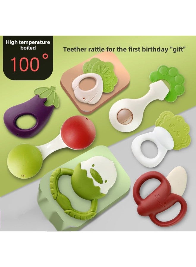 Baby Toys Bite And Grasp 0-1 Year Old Newborn Baby Teeth Rattle Boys And Girls Puzzle-Color:623 Hamburg - Image 2